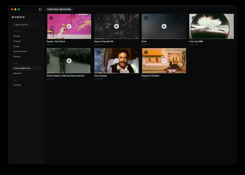 The same film open on more than one device